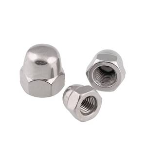 Écrou à tête bombée en laiton robuste, fixation industrielle haute résistance pour applications mécaniques, électriques et structurelles - Product Image 1