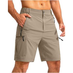 Pantalones cortos cargo para hombre, de bajo precio, buena calidad, con bolsillos, para entrenamiento y moda, diseño sólido, transpirables, de última tendencia. - Product Image 1