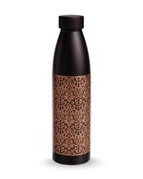 Botella de Agua de Cobre Dorado de Última Tendencia - 250 ml, a Prueba de Fugas y Apta para Microondas, Ideal para Regalos Empresariales, Senderismo y Camping