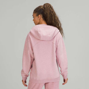 Ensemble de survêtement 2 pièces en coton épais et respirant noir personnalisé pour femme, motif uni, pour l'hiver, avec pantalon de survêtement et sweat à capuche - Product Image 4