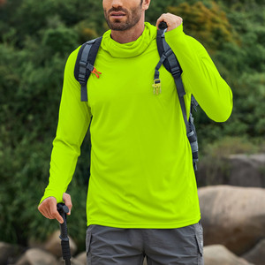 Hoodie de pêche personnalisé avec logo pour homme, séchage rapide, respirant, vêtements de sport, grandes tailles, pour la randonnée, le cyclisme et la pêche. - Product Image 6