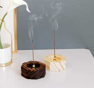Elegant Bakhoor <b>Burner</b> Wooden Aromatherapy Diffuser Incense <b>Burner</b> Catalytic Fragrance Incense <b>Burner</b> Wood Incense Holder - Product Image 5