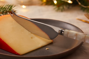 <b>Cheese</b> <b>Knife</b> <b>Set</b> Stainless Steel Blades Resin Handle Reusable Dishwasher Safe <b>Cheese</b> Tools For Serving And Cutting Use - Product Image 4