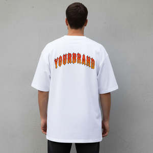 Camisetas de Verano para Hombre, Color Blanco Sólido, de Secado Rápido, Antibacterianas, con Hombros Caídos, para Uso Diario y Urbano, Última Tendencia - Product Image 3