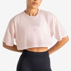 Camiseta Deportiva para Mujer, Corte Ajustado, Absorbente de Humedad, Lisa, con Logotipo Personalizado, Material Ligero, Talla Grande - Product Image 1