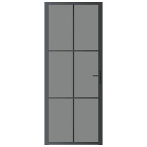 32.7 della porta divisoria interna in alluminio e vetro ESG nero \ "x79.3 \" - Product Image 3