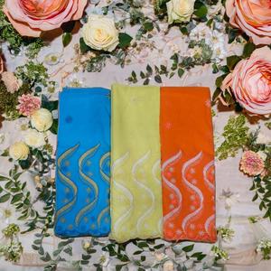 เสื้อผ้างานแต่งงานแบบ sudani toub น้ำหนักปานกลางเป็นมิตรกับสิ่งแวดล้อมผ้าคอตตอนปักลายต่อต้านแบคทีเรียทันสมัย - Product Image 2