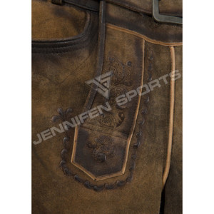 Costume de bière bavarois traditionnel pour homme, Lederhosen en daim, Oktoberfest de Munich, festivals, cosplay national - Product Image 2