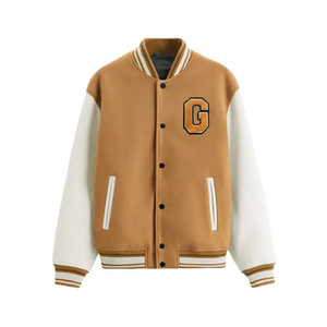 Chaqueta Varsity de Lona Impermeable, Transpirable, Ecológica, con Camuflaje, Personalizable, al Por Mayor, a Bajo Precio, para Primavera, de Fiy Humble Sportwear - Product Image 1