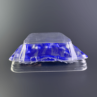 Barquette d'emballage Folin PSP Ofuna 2-3 personnalisable pour sushis avec couvercle, jetable, pour aliments vietnamiens, haute qualité, impression de logo, 10000 unités
