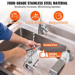 Pressa per Olio Manuale in Acciaio Inox, Estrattore d'Olio Smontabile per Pulizia Senza Sforzo, per Uso Domestico - Product Image 5