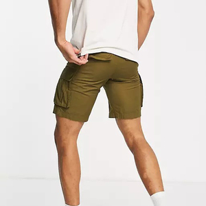 Pantalones Cortos Cargo Elásticos Multibolsillos para Hombre, de Alta Calidad, 100% Algodón, a Bajo Precio - Product Image 3