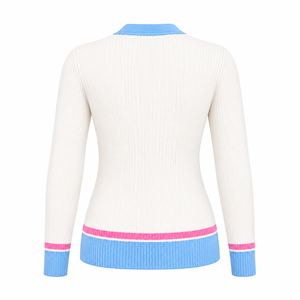 รับทำเสื้อไหมพรมคอวีแบบกำหนดเองของ Jack Jill of America Inc. สำหรับชมรมนักเรียน/ชมรมนักศึกษา/โรงเรียน/วิทยาลัย - Product Image 2