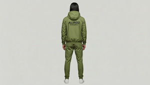 Survêtements de sport coupe-vent, couleur unie, légers, ensemble deux pièces, jogging, survêtement de qualité supérieure - Product Image 6