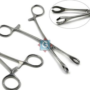 Pince professionnelle pour piercing corporel – Outil pour oreille, lèvre, nombril, nez, langue, septum – Pince à éponge - Product Image 4