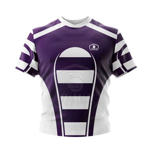 Factory Manufacture Unique Design Rugby Uniform Custom Logo & <b>Printed</b> Design Quick Dry Rugby Uniform In Polyester Material - Product Image 4