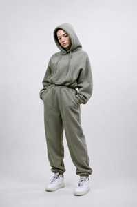 New Arrival 2026 Unisex Hooded Fleece <b>Tracksuit</b> Wholesale Price Breathable High Quality Winter Custom Logo Solid Pattern - Product Image 1