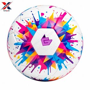 High Quality Soccer <b>Ball</b> <b>Custom</b> <b>Logo</b> Printed Unisex Adults 32 Panels Rubber Bladder Eco-Friendly Professional Outdoor Use - Product Image 5