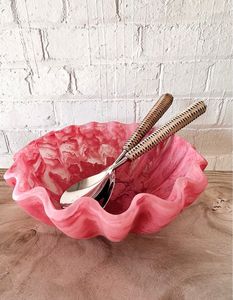 Salad Serving <b>Resin</b> Food Bowl <b>Table</b> Decorative <b>Epoxy</b> <b>Resin</b> Bowl High Standard Quality Piece Customize Packing - Product Image 6