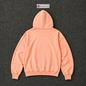 เสื้อฮู้ดพิมพ์ลายกราฟิก Peach Oversized Pray สีเหลือง พิมพ์ตัวอักษร สไตล์สตรีทแวร์ เสื้อพูลโอเวอร์แบบสวมหัว ยูนิเซ็กส์ แฟชั่นลำลอง เสื้อฮู้ดสำหรับผู้ชาย - Product Image 6