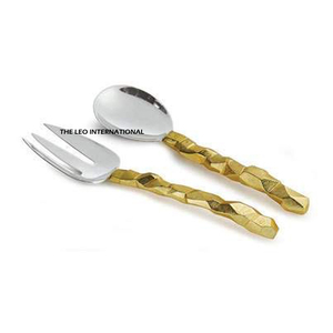 Easy Top Silver Plated Spoon Cutlery Set Aluminum Metal Modern Mirrored Steel <b>Flatware</b> Set Cutlery Set - Product Image 5