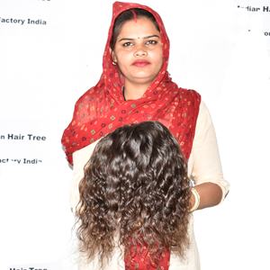 Extensions de cheveux humains vierges bruts péruviens 100% aspect naturel, bouclés, couleur noire, non traités, non-chute, pour femmes - Product Image 6