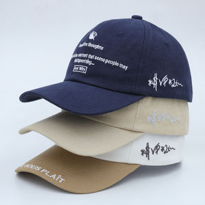 Gorra de Béisbol Vintage de Alta Calidad con Bordado Personalizado al por Mayor, Gorra de Béisbol de 6 Paneles con Logotipo de Letras Personalizadas para Hombre - Product Image 2