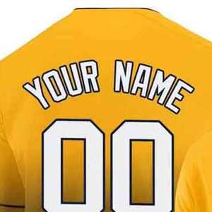 Camiseta de Béisbol Personalizada con Impresión Digital de Logotipo y Nombre, Transpirable, de Secado Rápido, 100% Poliéster, Ropa Deportiva Unisex - Product Image 5