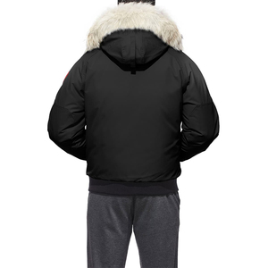 Veste d'hiver en duvet pour homme, poids lourd, avec capuche en fourrure amovible, imperméable, vente en gros - Product Image 6