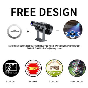 Haute qualité étanche IP67 <span class=keywords><strong>extérieur</strong></span> passage pour piétons marquage Gobo projecteur publicitaire projecteur rotatif lampe de Projection - Product Image 4