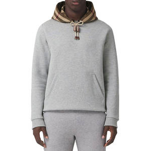 Sweat-shirts de luxe personnalisés à épaules tombantes pour hommes en coton/polyester, coupe oversize, haute qualité, grammage lourd - Product Image 2