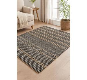 Tapis traditionnel vert olive noué à la main en laine, avec motif géométrique, en coton et laine, en polyester, à poils coupés, de qualité. - Product Image 2