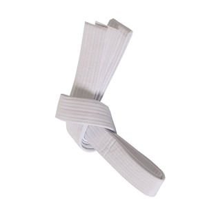 Cinturones de Karate de Algodón al por Mayor para Hombres y Mujeres, Cinturón de Artes Marciales Personalizado de Color Sólido, Precio Económico - Product Image 2