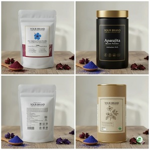 Polvo de Flor de Aparajita Natural, Superalimento Herbal, Mezcla para Bebidas, Empaque a Granel, Superventas - Product Image 1