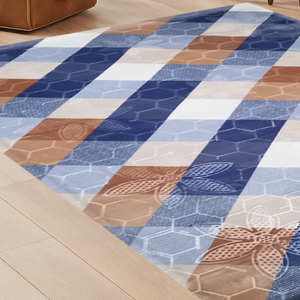 Alfombrilla de calidad superior antideslizante suave cómoda con puntos de goma natural poliéster duradero y lavable - Product Image 3