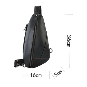 Nouveau Sac de Poitrine Créatif en Cuir Véritable Personnalisable, Durable, Toutes Saisons, avec Logo et Couleur Personnalisables, Facile à Porter - Product Image 1