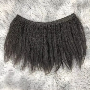 Extensiones de cabello humano rizado suave y hinchable para un volumen natural con textura suave y estilo fácil de manejar - Product Image 4