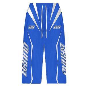 Survêtement Streetwear en nylon surdimensionné 2025 Veste coupe-vent réfléchissante personnalisée et ensemble de jogging pour hommes - Product Image 4