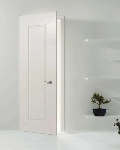 Nouvelle conception de porte intérieure en WPC, sans peinture, porte composite en bois massif pour maisons, bon prix, porte insonorisée pour hôtel, villa - Product Image 6