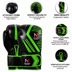 Meilleur équipement d'entraînement de Muay Thai haute intensité en cuir véritable, sac de frappe lourd, équipement de sparring, gants de kickboxing pour usage quotidien - Product Image 2