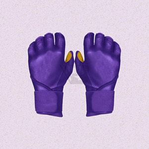 Gants de baseball personnalisés avec logo, doigts entièrement couverts, 100% polyester, légers, respirants, unisexes, antidérapants - Product Image 2