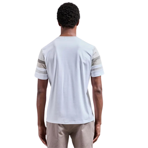 Premium <b>Colour</b> Block Mercerised T <b>Shirt</b> Casual Short Sleeve Cotton Top Modern Fashion Wear Custom Design Wholesale Clothing - Product Image 2