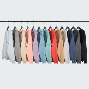 Vente en gros de sweats à capuche en polaire, impression personnalisée, broderie de logo, sweat à capuche décontracté vierge - Product Image 2