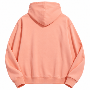 เสื้อฮู้ดแบบสวมหัวสำหรับผู้ชายและผู้หญิง สีพื้น เสื้อสเวตเชิ้ตลำลอง แบรนด์ส่วนตัว รับผลิตเสื้อผ้าสตรีทแวร์ตามสั่ง - Product Image 3