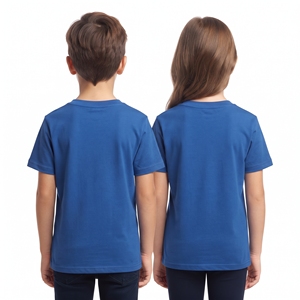 Camiseta de Cuello Redondo para Niños, Unisex, con Logotipo Personalizado de la Mejor Calidad, Manga Corta, Informal, para el Tiempo Libre, Ropa Infantil - Product Image 2