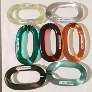 Cadena de eslabones de resina colorida para decoración de pared, divisor de ambientes DIY y accesorios para cortinas - Product Image 1