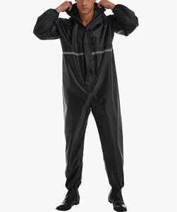 Combinaison de pluie robuste pour moto avec bandes réfléchissantes haute visibilité, une pièce, pour femmes et hommes 2026 - Product Image 4