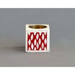FAIZA CRAFT Handmade Bone Inlay Bakhoor <b>Burner</b> Box Tray Set <b>Electric</b> Wood Mubakhar Set for Gifts Includes Candle Holder - Product Image 4