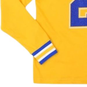 Camiseta de Manga Larga Personalizada para Mujer, con Logotipo Bordado con Letras Griegas, Ropa Deportiva Casual Universitaria, Prenda de Moda - Product Image 5