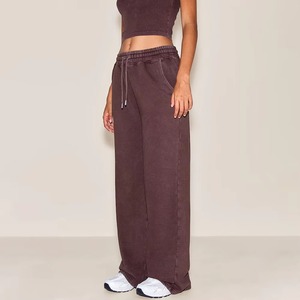 Servicios OEM, Pantalones de Mujer Estilo Urbano, Ajustados, de Alta Calidad, Casuales, de Cintura Alta, de Color Sólido - Product Image 1
